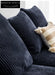 Home Furnishing Corduroy Fabric Modular Sofa Dark Blue Minimalist Free Combination Living Room Small Apartment Tofu