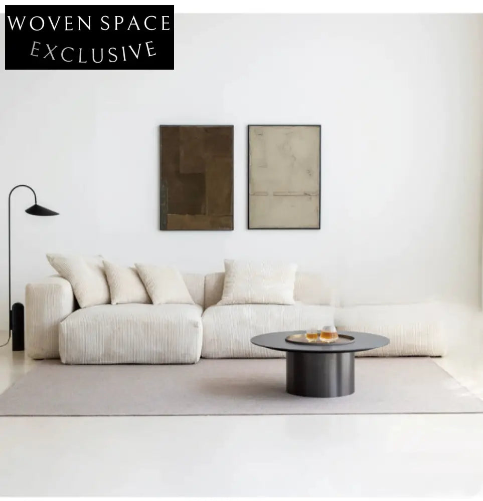 Home Furnishing Corduroy Sofa Bedroom Small Free Combination Living Room Minimalist Module Small Apartment Narrow