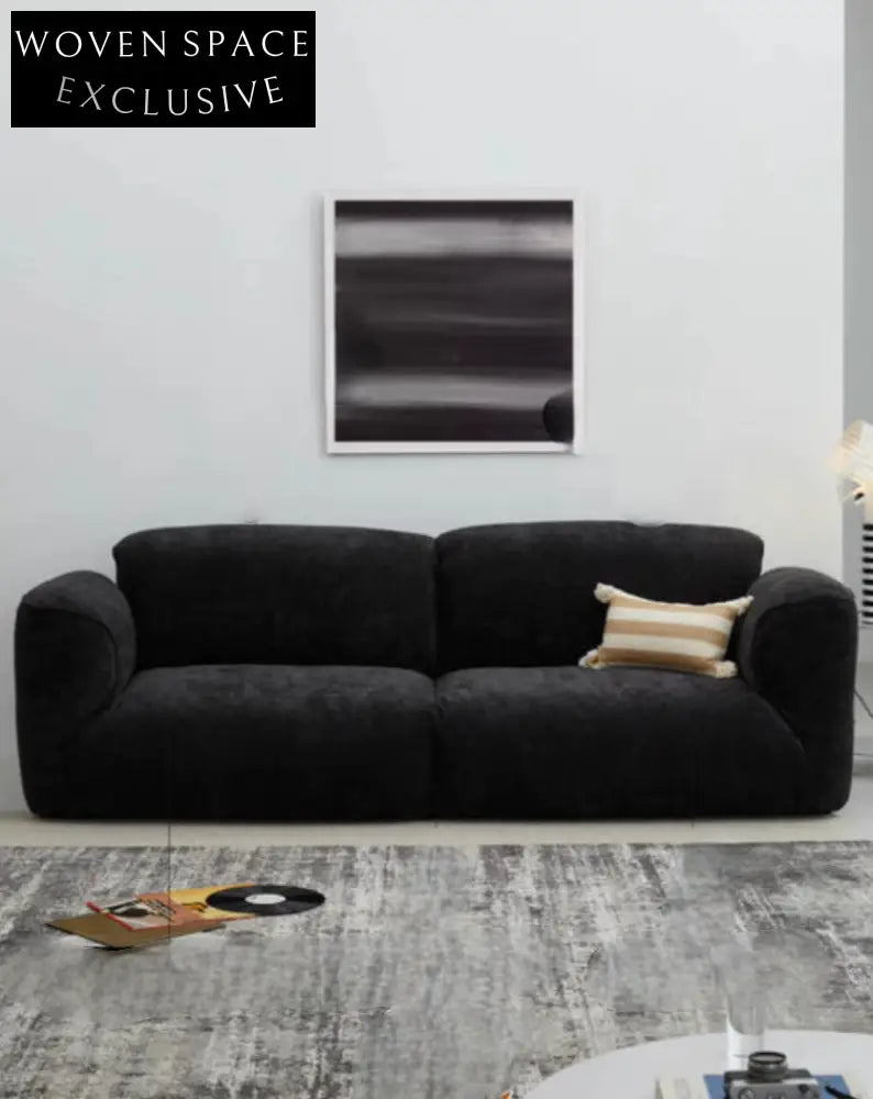 Home Furnishing Grande Sofa Living Room French Retro Fabric Chenille Sofa Adjustable Backrest High-end