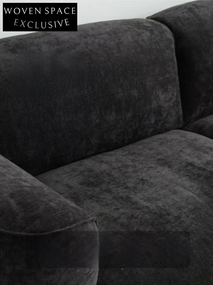 Home Furnishing Grande Sofa Living Room French Retro Fabric Chenille Sofa Adjustable Backrest High-end