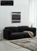 Home Furnishing Grande Sofa Living Room French Retro Fabric Chenille Sofa Adjustable Backrest High-end