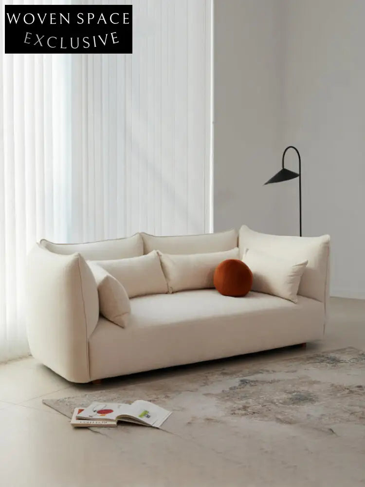 Home Furnishing original sofa living room new cream free combination square fabric module Italian minimalist design