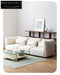 Home Furnishing original sofa living room new cream free combination square fabric module Italian minimalist design
