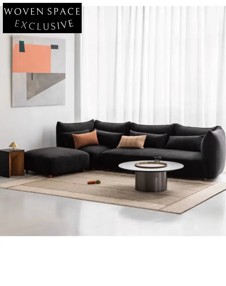 Home Furnishing original sofa living room new cream free combination square fabric module Italian minimalist design