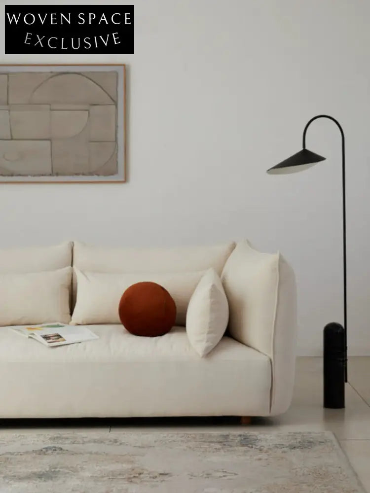 Home Furnishing original sofa living room new cream free combination square fabric module Italian minimalist design