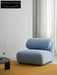 Home Furnishing Single Sofa Blue Italian Minimalist Living Room Fabric Folding Lazy Backrest Adjustable