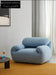 Home Furnishing Single Sofa Blue Italian Minimalist Living Room Fabric Folding Lazy Backrest Adjustable