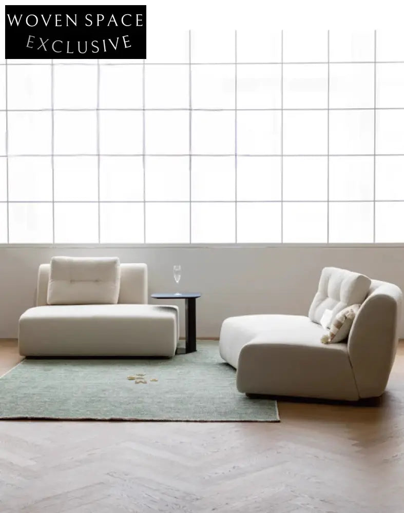 Home Leather Sofa Bevel Black Light Luxury High-end Designer Minimalist Modular Corner Special-shaped Sofa