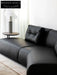 Home Leather Sofa Bevel Black Light Luxury High-end Designer Minimalist Modular Corner Special-shaped Sofa