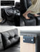 Home Pixel Leather Sofa Removable Backrest Black Italian Light Luxury High-end Adjustable Big Black Bull