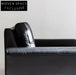 Home Pixel Leather Sofa Removable Backrest Black Italian Light Luxury High-end Adjustable Big Black Bull