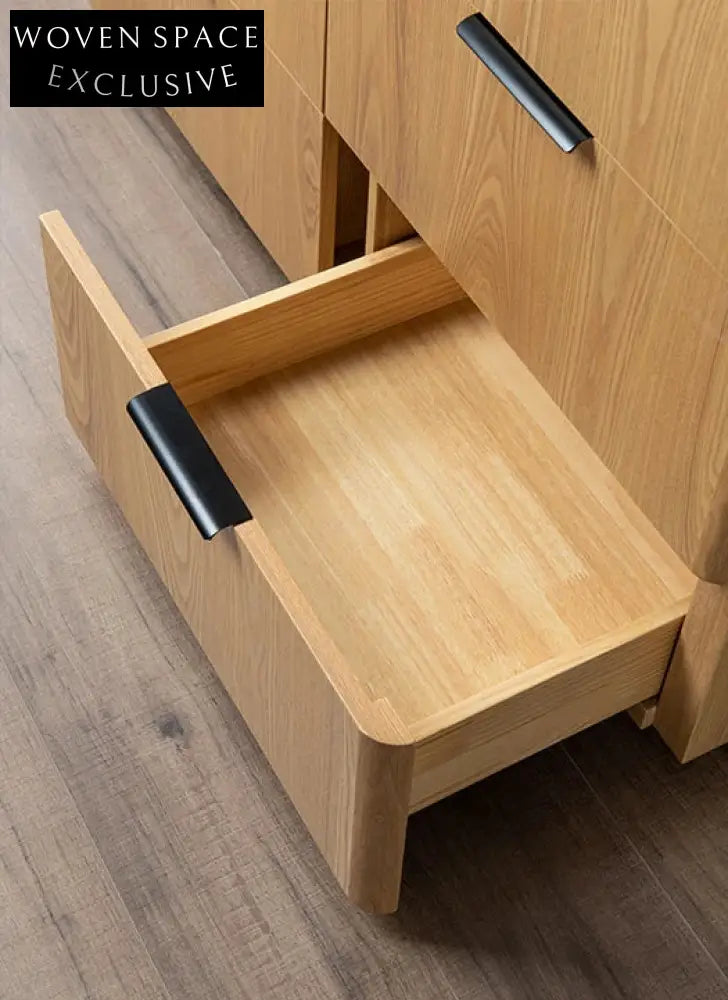 Homedee 48-Inch Solid Wood Floor Mounted Bathroom Vanity Cabinet with Six Drawers