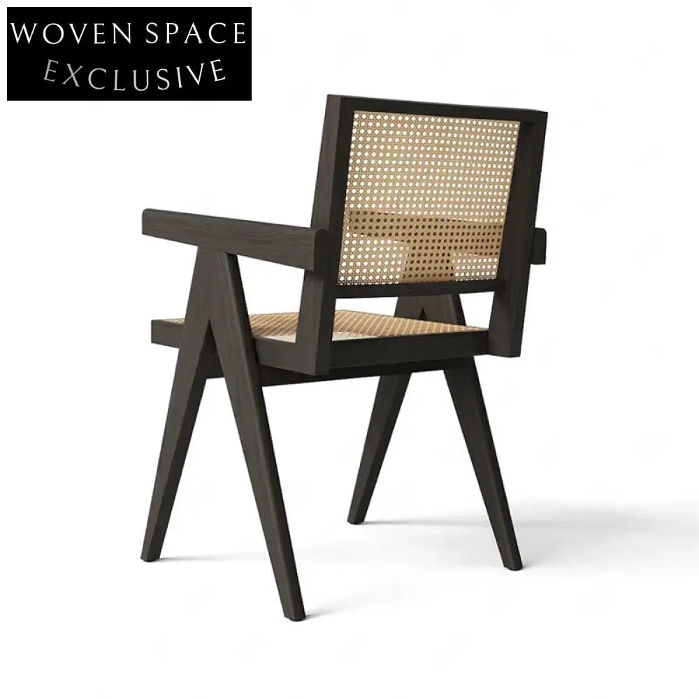 Hot Sale High Quality Home Woven Wabi-Sabi Dining Chair Indoor Furniture Italian Style Dining Chair Dining Armchair