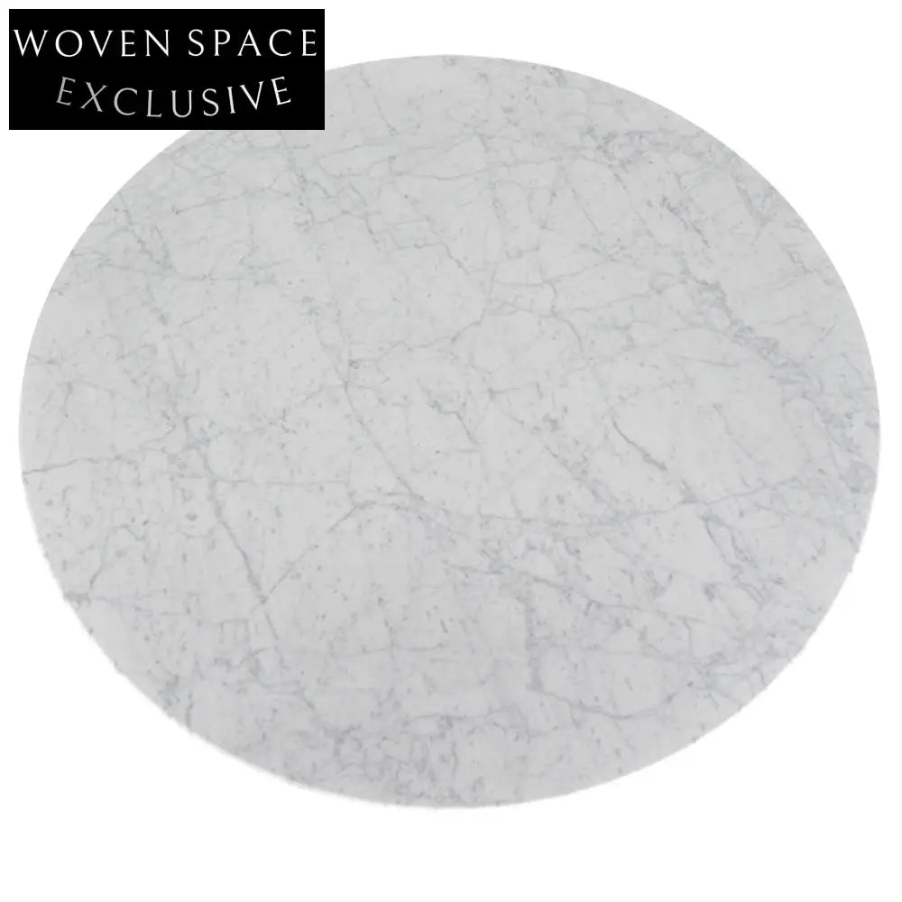 Hunter 100cm Marble Coffee Table - Black Coffee Tables