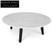 Hunter 100cm Marble Coffee Table - Black Coffee Tables