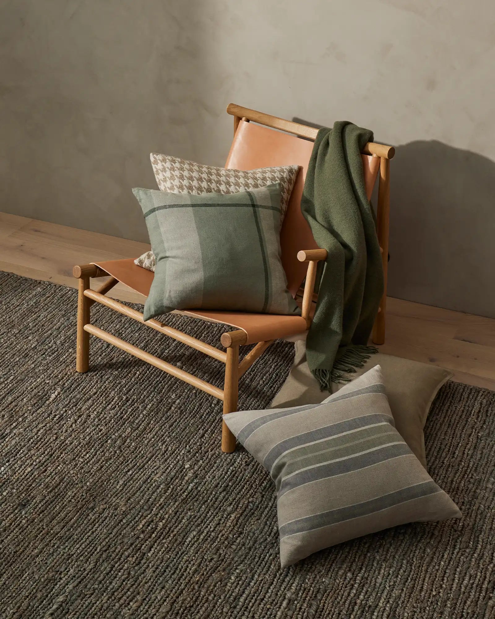 Weave Suffolk Floor Rug - Mineral