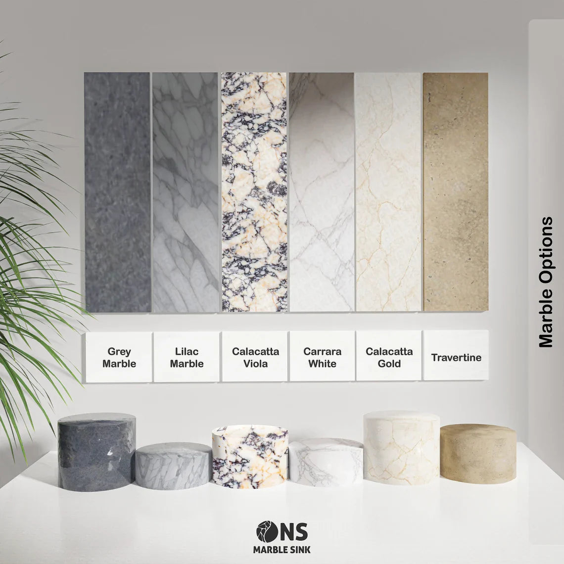 Lionnel Calacatta Viola Marble Wall-Mounted Bathroom Sink