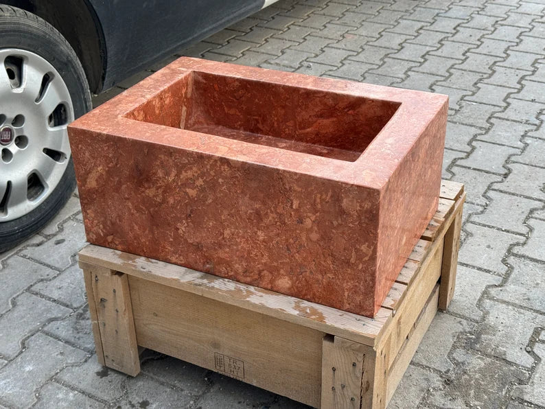 Prunelle Travertine Marble Wash Basin