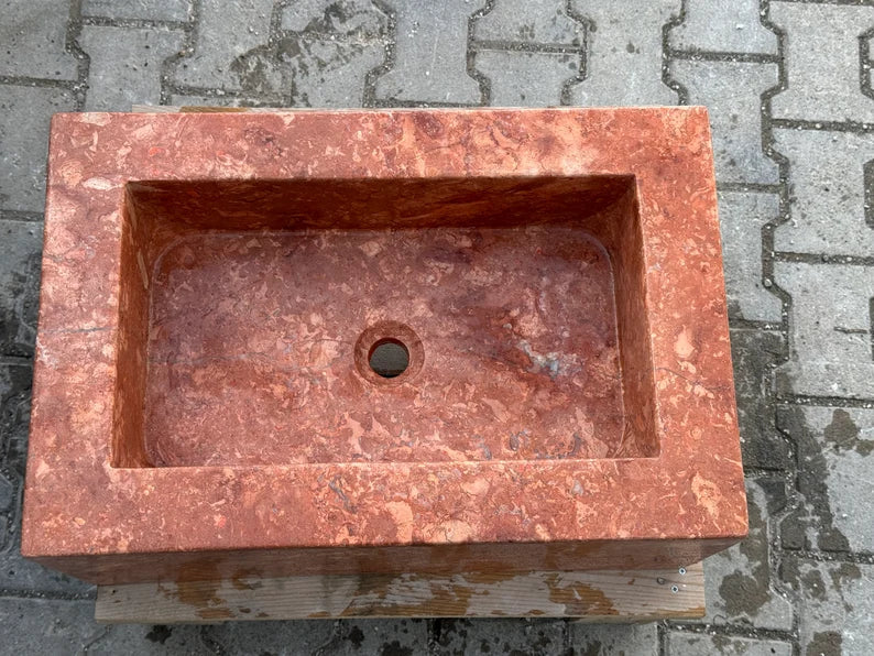 Prunelle Travertine Marble Wash Basin