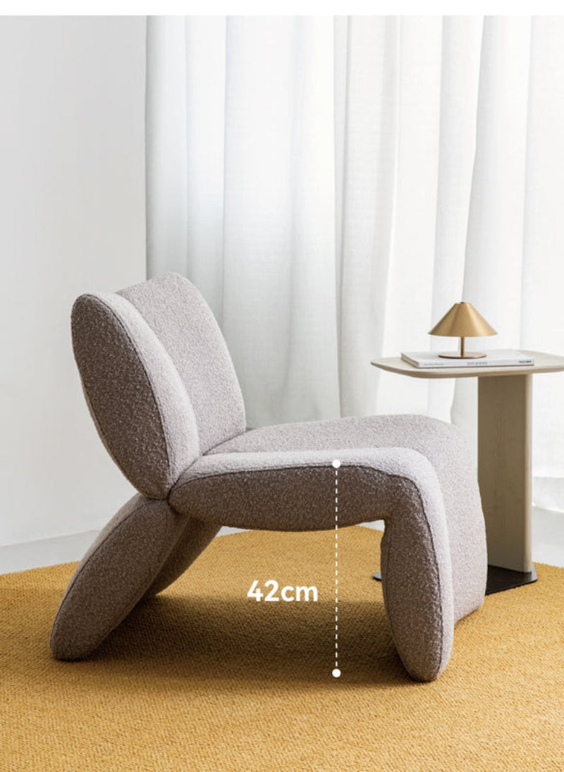 single sofa chair creative special-shaped designer leisure art light luxury Internet celebrity backrest single chair