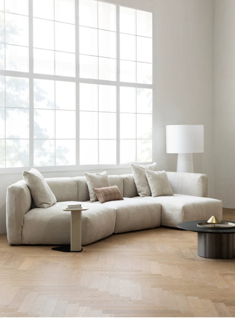 tofu block sofa special-shaped corner module combination detachable and washable designer creative fabric sofa