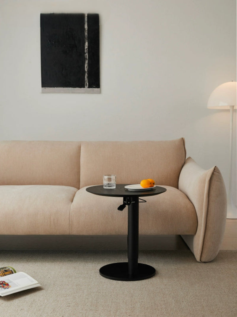 Liftable Side Table Round