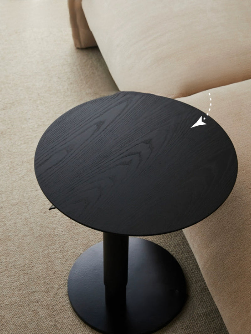 Liftable Side Table Round