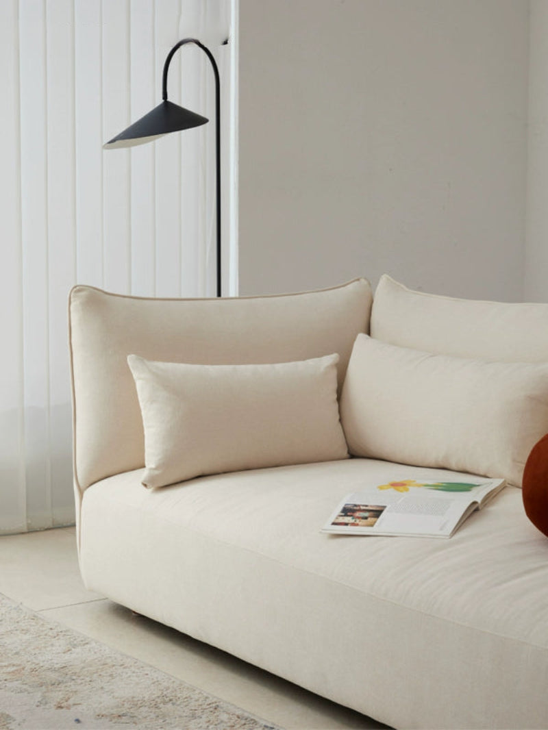 Home Furnishing original sofa living room new cream free combination square fabric module Italian minimalist design