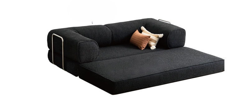 sofa bed is a detachable and washable fabric dual-use folding sofa for small apartments. It is simple, creative and versatile.