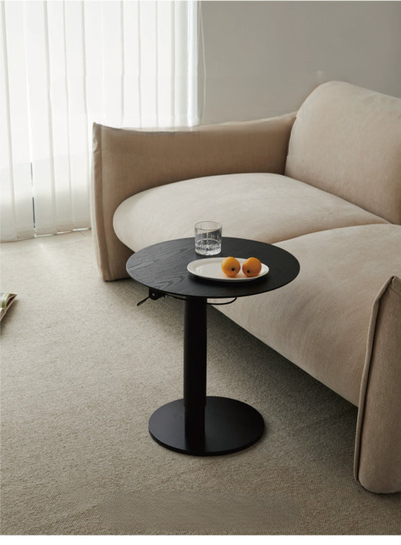Liftable Side Table Round