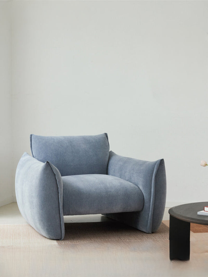 Home Fabric Single Sofa Living Room Modern Simple 2025 New Small Apartment Lazy Leisure Sofa Chair