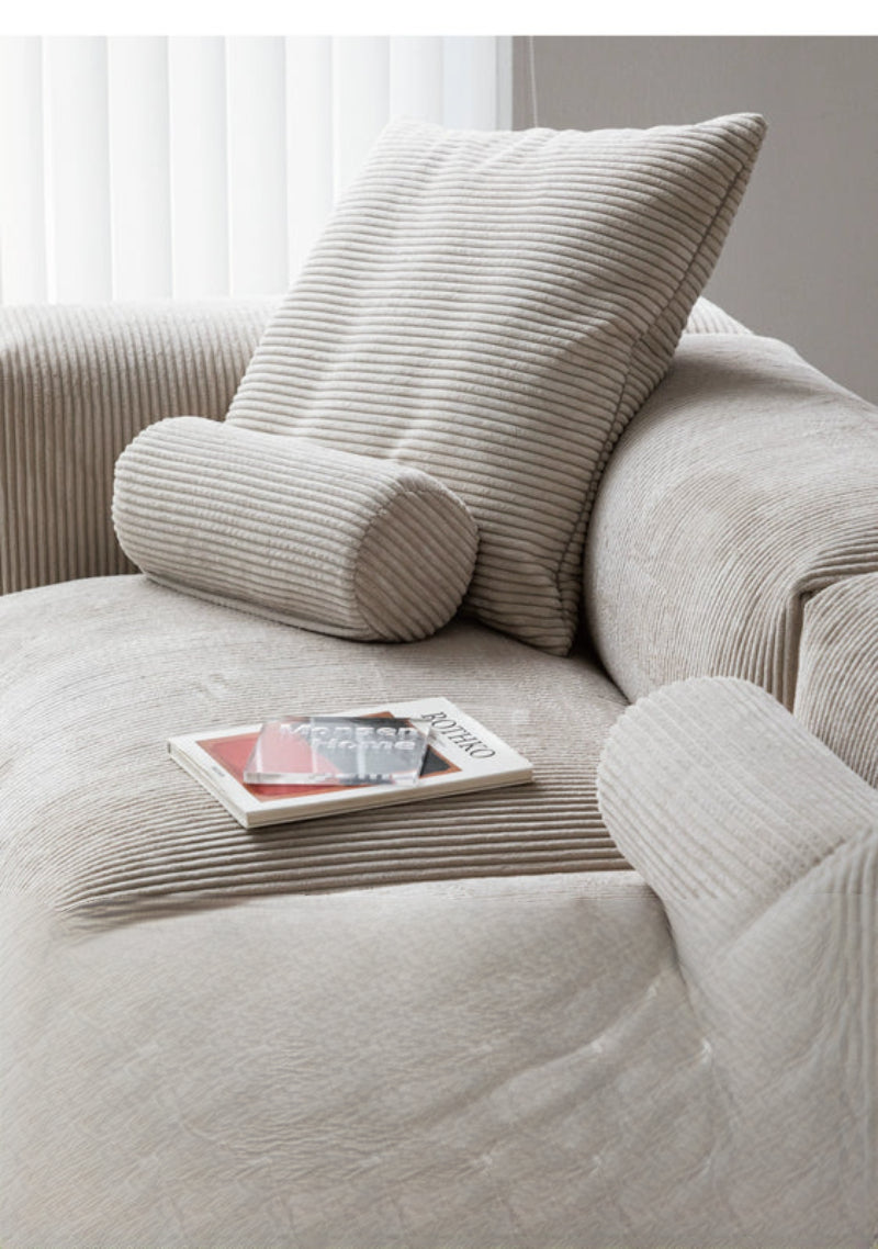 Home Furnishing Corduroy Sofa Bedroom Small Free Combination Living Room Minimalist Module Small Apartment Narrow Edition Sofa