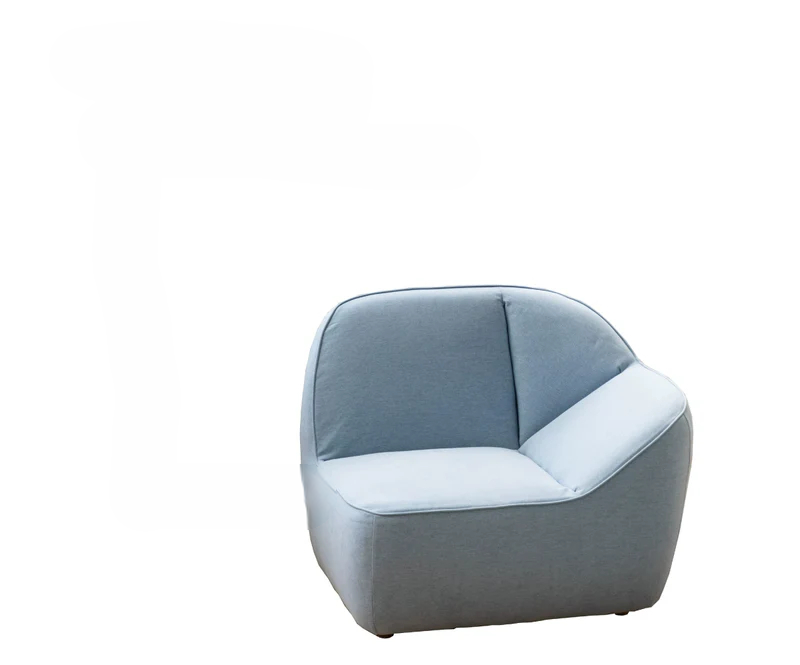 single sofa minimalist free combination small apartment blue dopamine design small sofa
