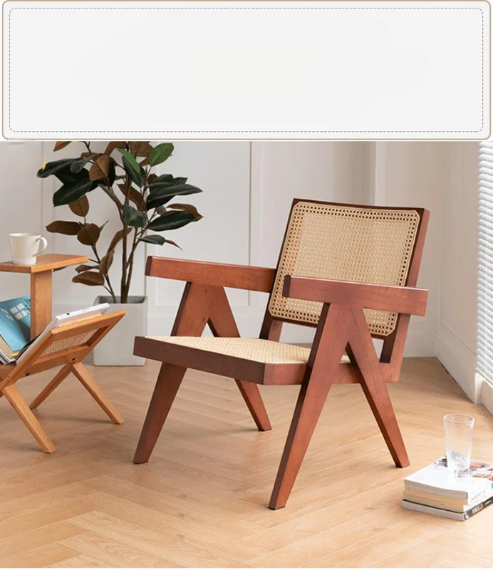 Nordic rattan chair home balcony rattan