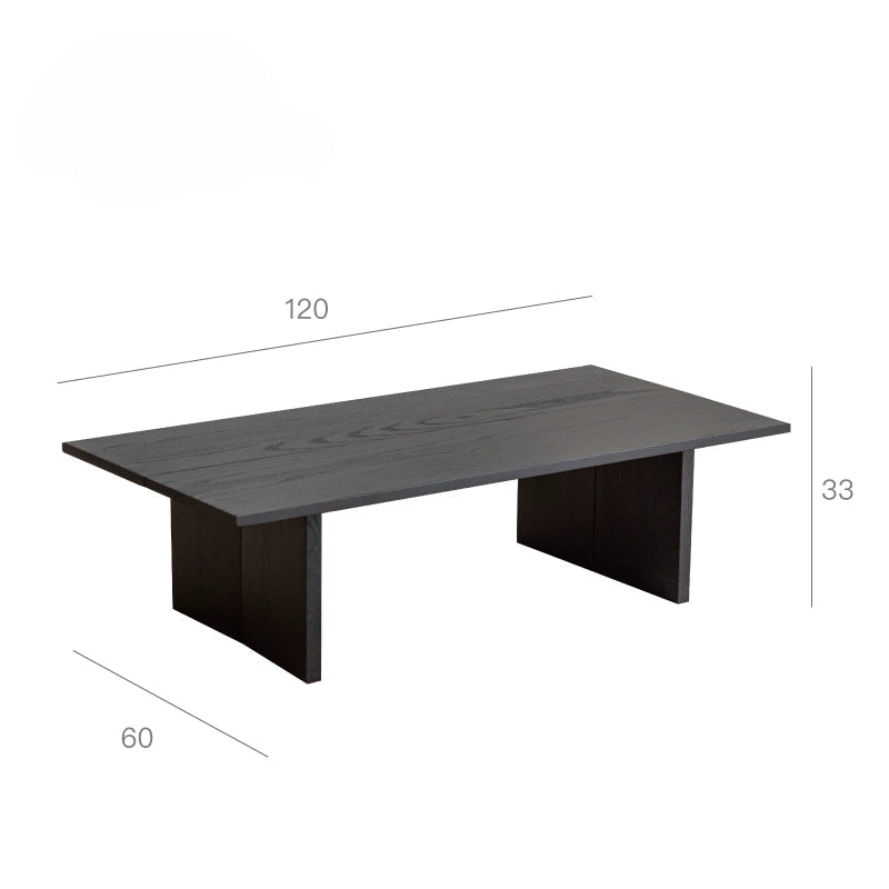 coffee table black solid wood foldable multifunctional