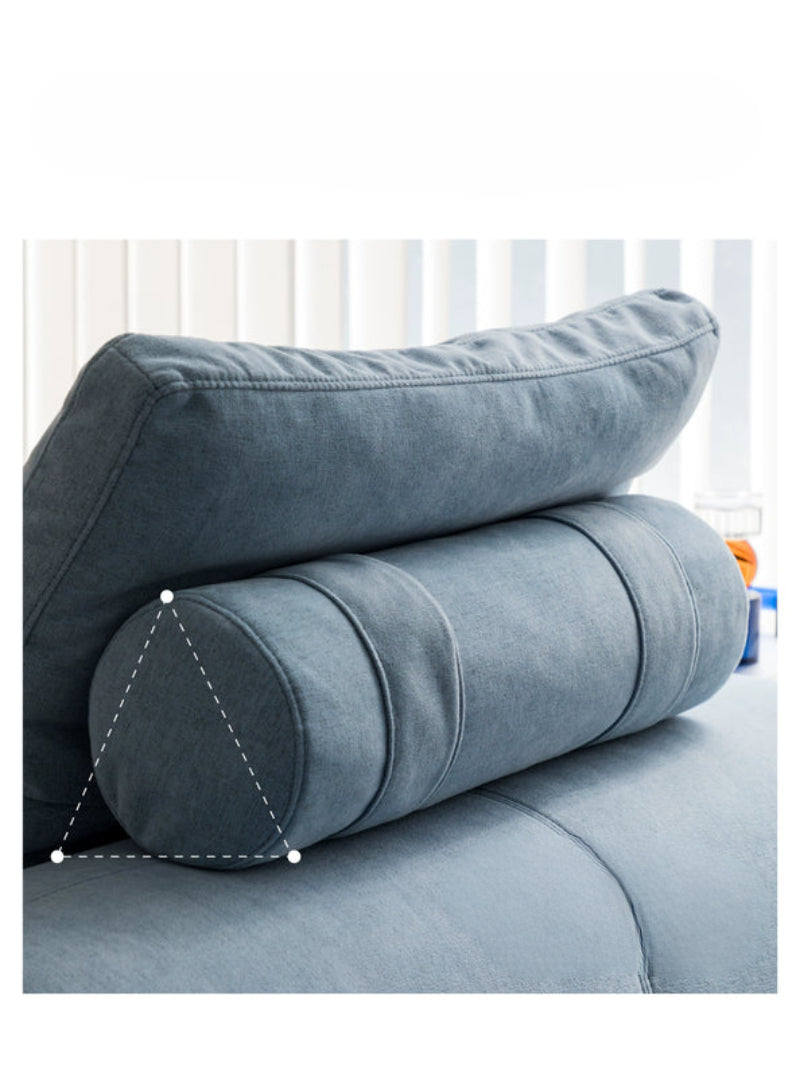 Furnishing sofa small apartment modular sofa Nordic fabric removable and washable living room ins square sofa