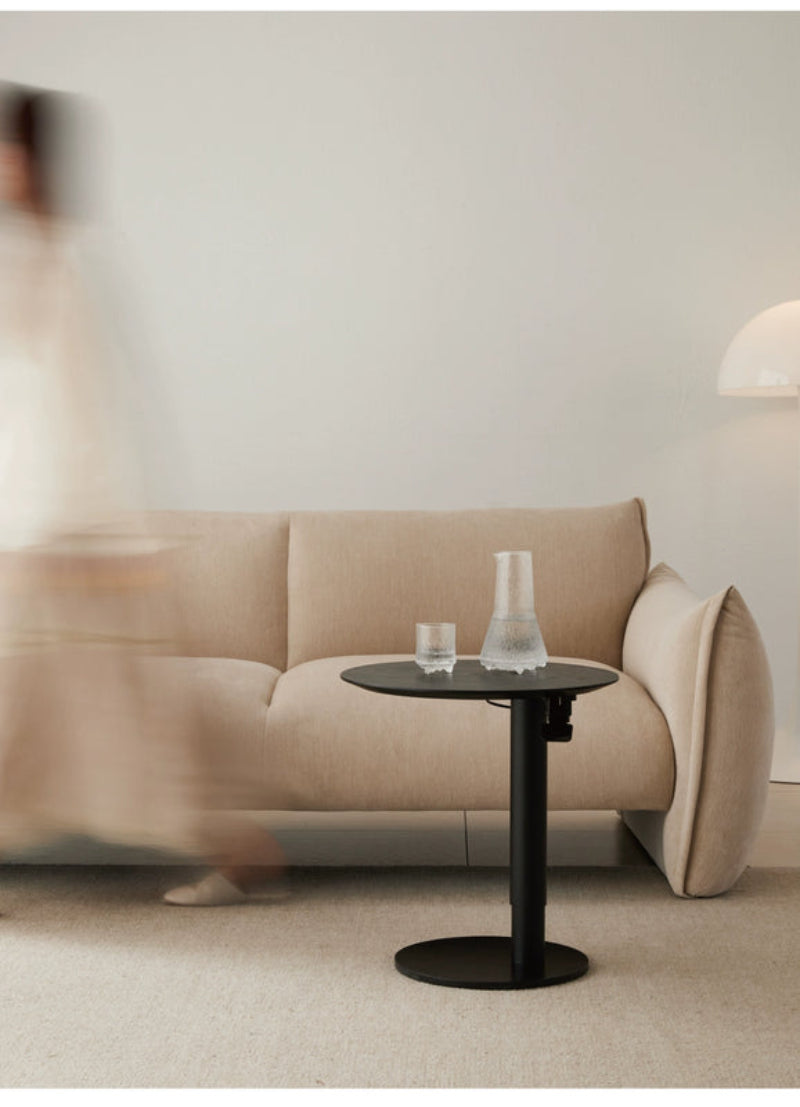 Liftable Side Table Round
