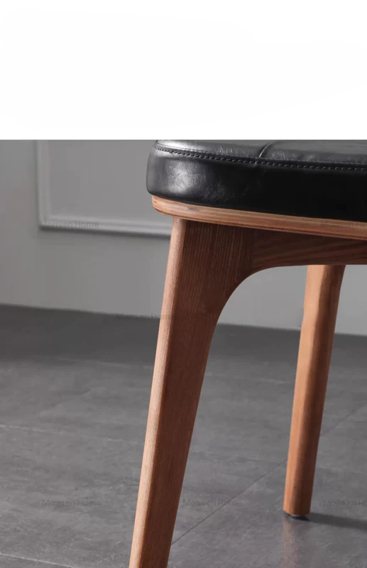 retro dining chair iron simple home
