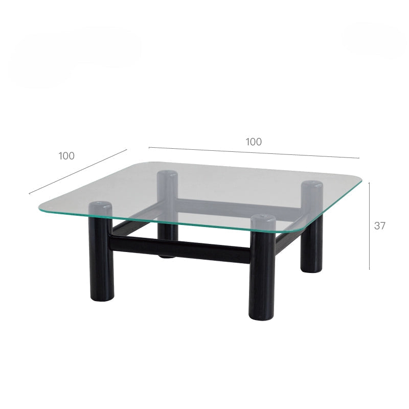 solid wood maze coffee table glass