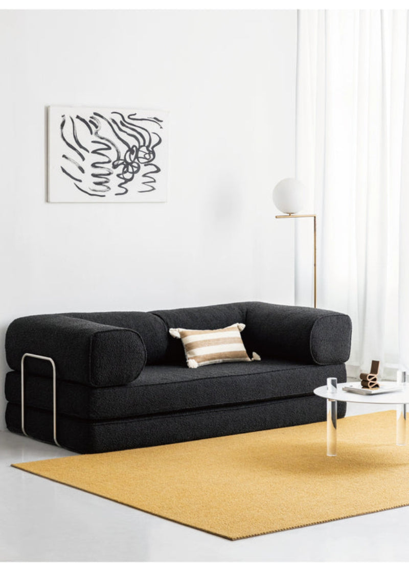 sofa bed is a detachable and washable fabric dual-use folding sofa for small apartments. It is simple, creative and versatile.