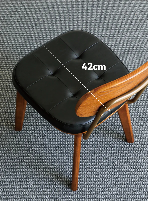 retro dining chair iron simple home