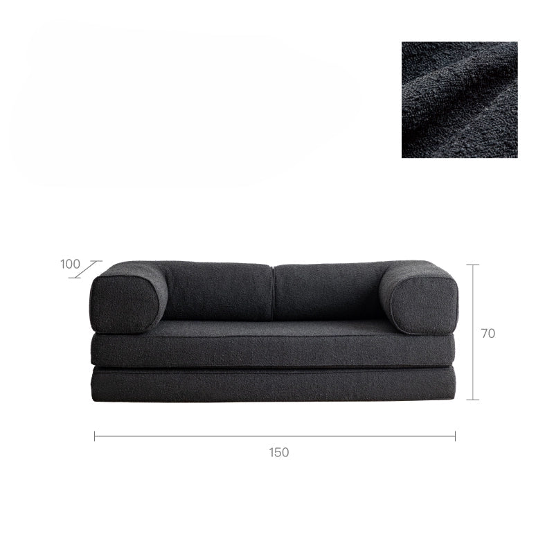 sofa bed is a detachable and washable fabric dual-use folding sofa for small apartments. It is simple, creative and versatile.