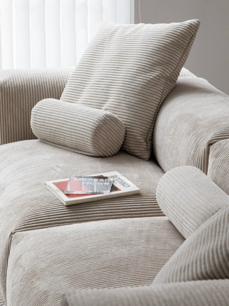 Home Furnishing Corduroy Sofa Bedroom Small Free Combination Living Room Minimalist Module Small Apartment Narrow Edition Sofa