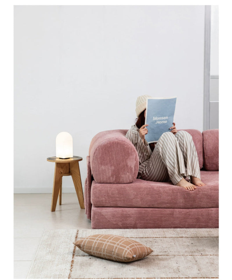 sofa bed is a detachable and washable fabric dual-use folding sofa for small apartments. It is simple, creative and versatile.