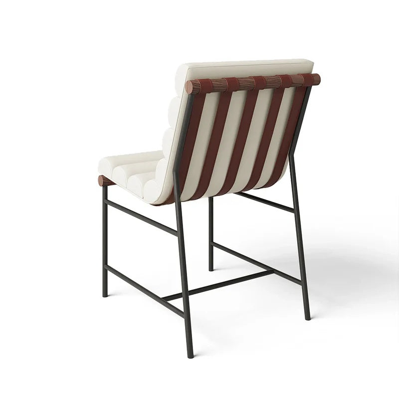 Luxury Design Room Furniture Dining Chairs Metal Dining Chairs Genuine Leather Dining Chair
