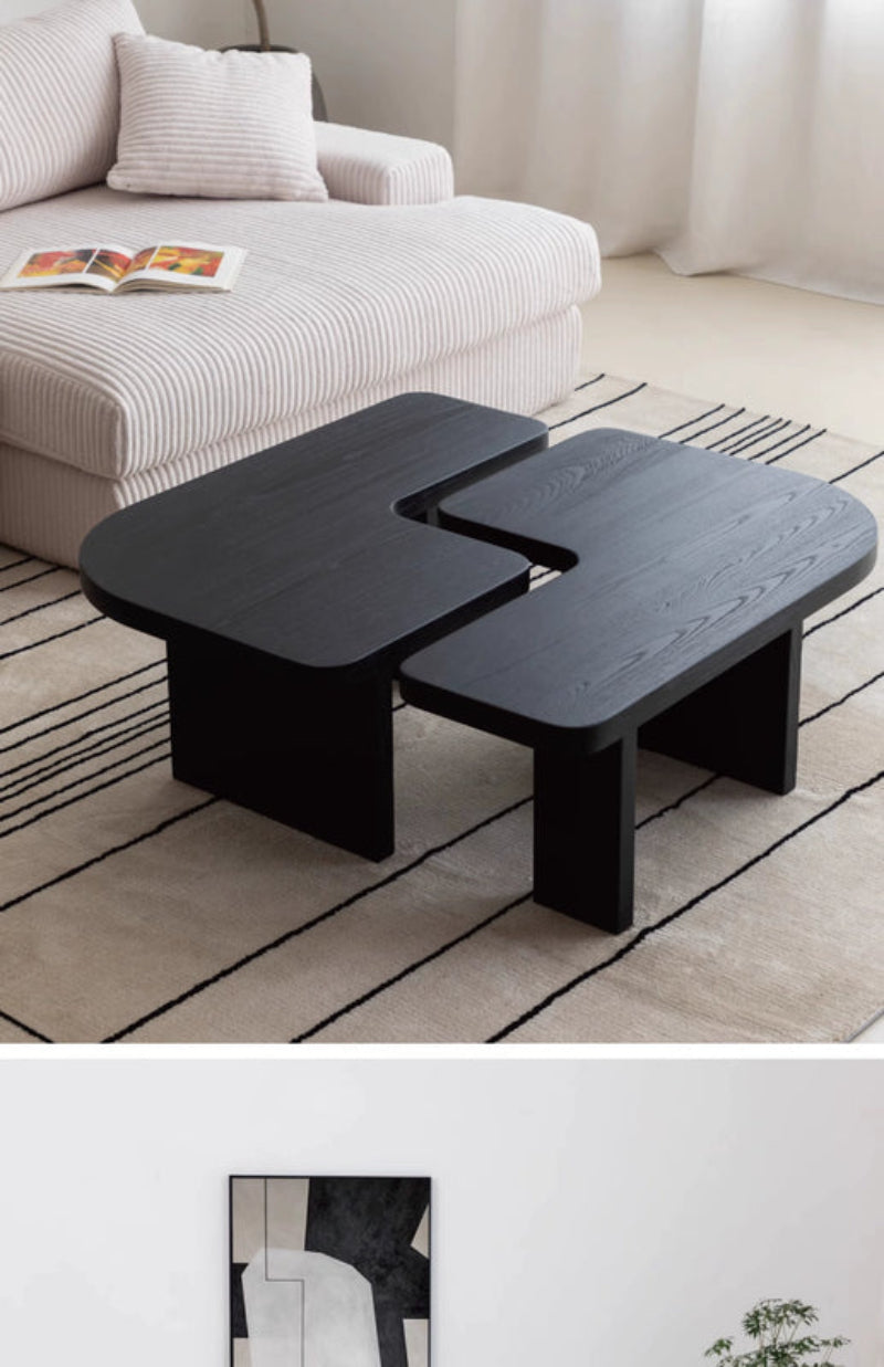 Wabi Sabi Style Solid Wood Coffee Table