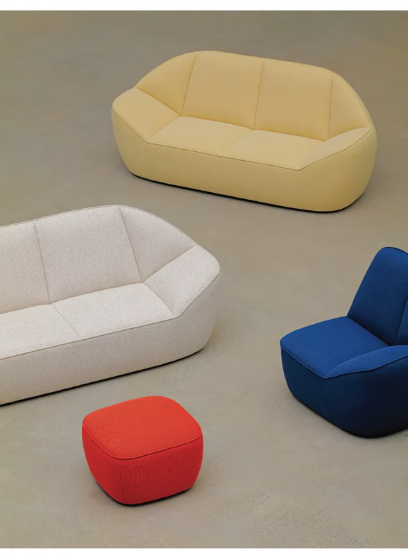 single sofa minimalist free combination small apartment blue dopamine design small sofa