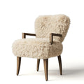 Modern Home Furniture Living Room Sofa Chair Set Wrapped in Luxury Woolen Dining Room Armchair