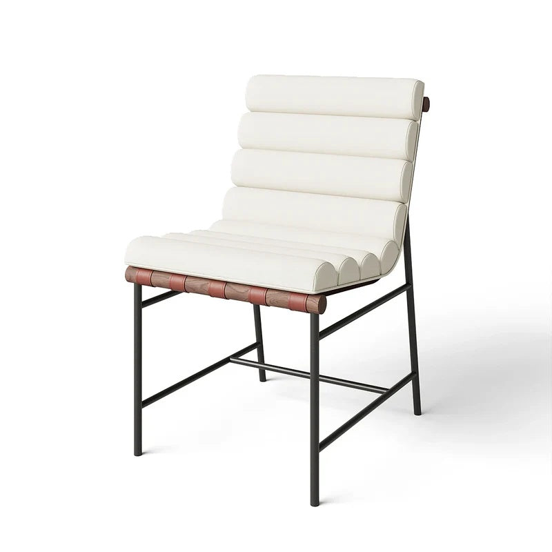 Luxury Design Room Furniture Dining Chairs Metal Dining Chairs Genuine Leather Dining Chair
