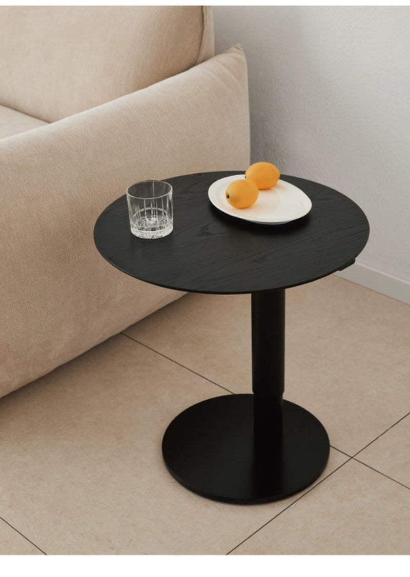 Liftable Side Table Round